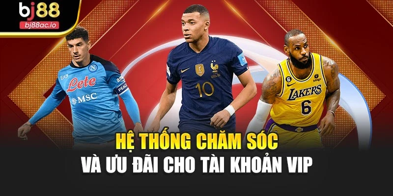 Hệ thống chăm sóc và ưu đãi cho tài khoản VIP